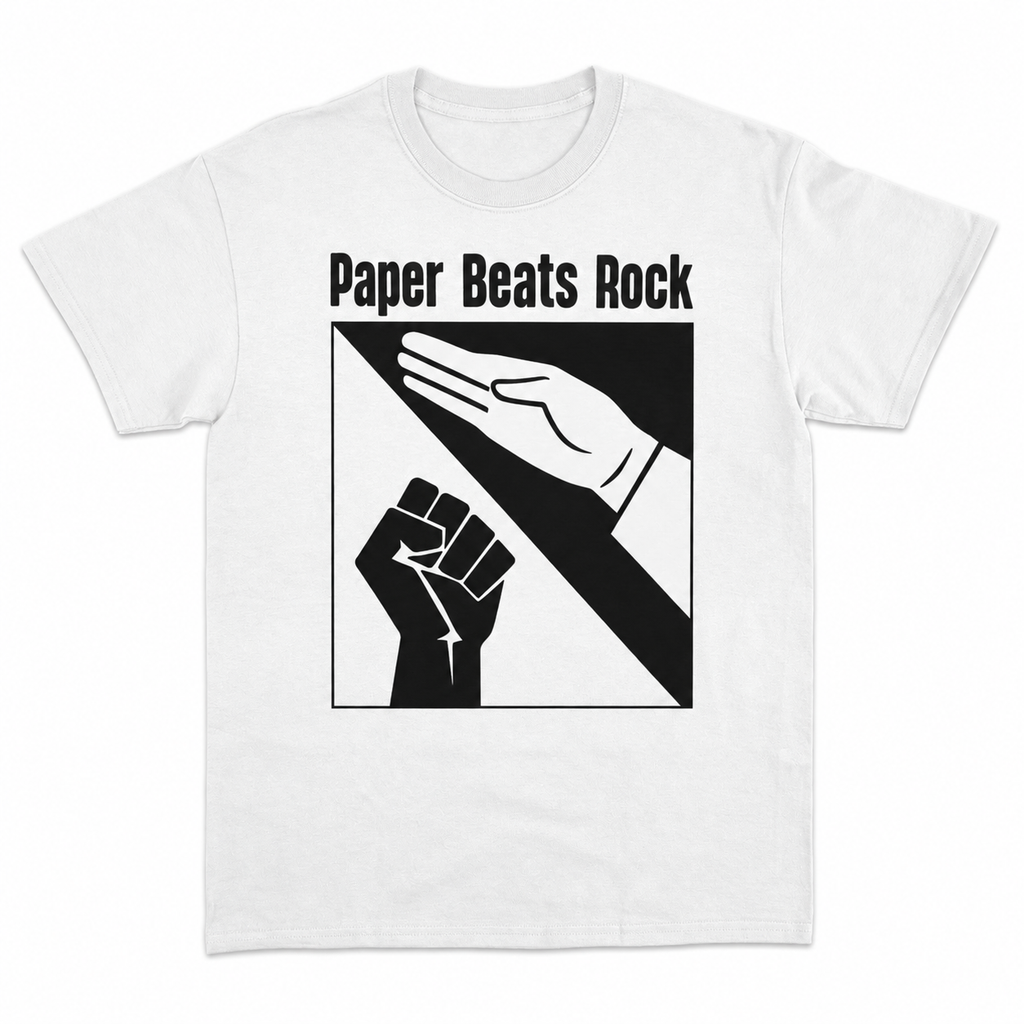 PAPER BEATS ROCK