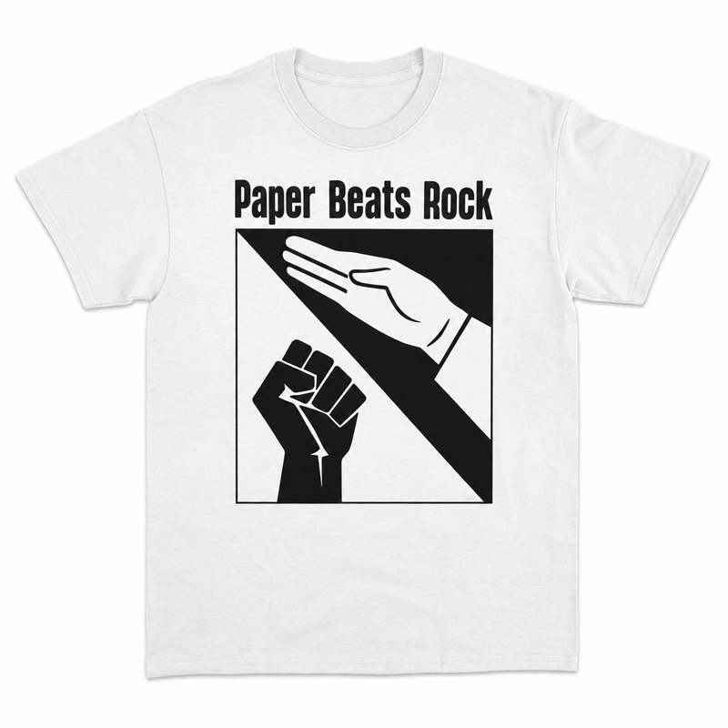 PAPER BEATS ROCK
