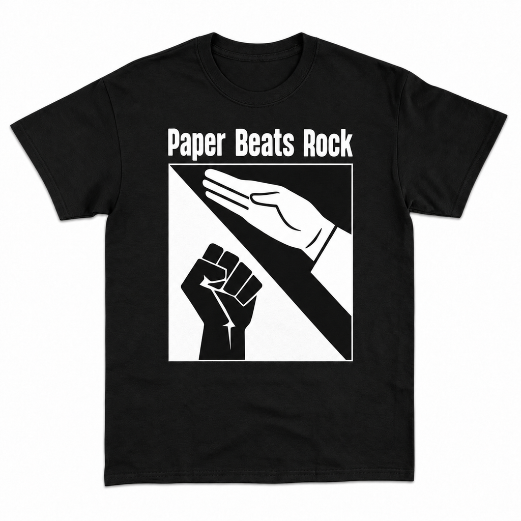 PAPER BEATS ROCK