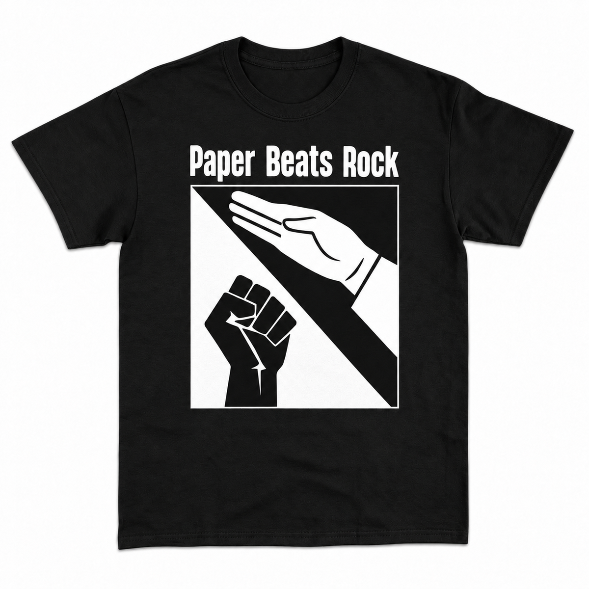PAPER BEATS ROCK