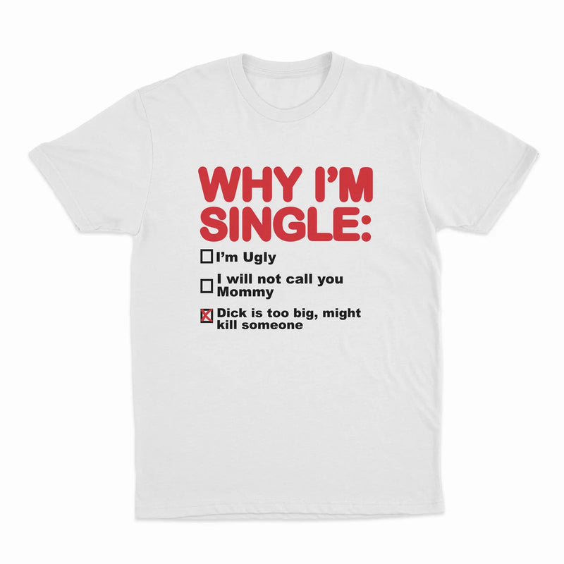 WHY I'M SINGLE T-SHIRT